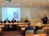 Foto Ralf Kronberger und Panelteilnehmer bei Buchpräsentation Schwerpunkt Außenwirtschaft 2013